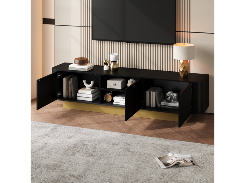  Lit capitonné 140x200 cm avec sommier à lattes et rangement, cadre en simili blanc, bandeau led intégré, lit coffre sans matelas  - Conforama E