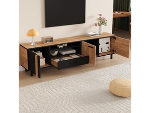 Meuble tv coloris bicolore 180 cm LPOSPI  
