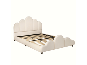 Lit simple 140x200 cm DZMDIP   coloris beige
