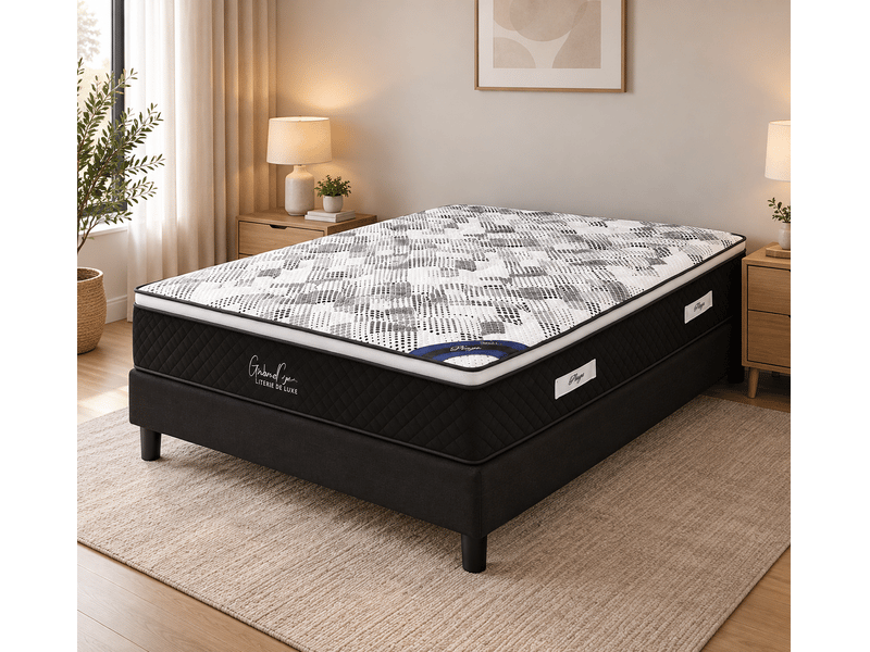  Matelas plaza à ressorts ensachés 140x190 cm épaisseur 30 cm  - Conforama B