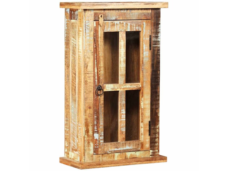  Armoire murale bois massif de récupération 44 x 21 x 72 cm cf65479  - Conforama B