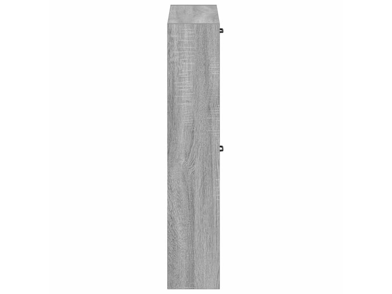  Meuble à chaussures mural, armoire à chaussures utrecht 71x17x86 cm sonoma gris  - Conforama E