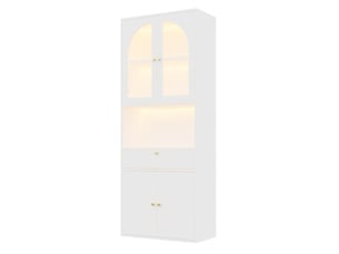 Bibliotheque coloris blanc <strong>ELVMI</strong> <strong></strong> - 35 cm x 180 cm