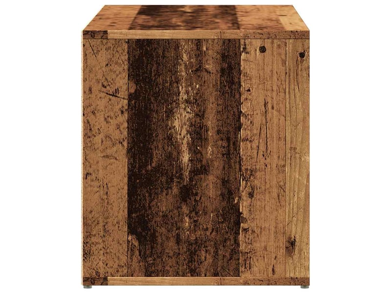  Banc d'entrée, banc interieur 80x40x45 cm vieux bois bois d'ingénierie  - Conforama E