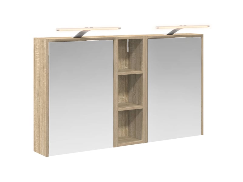 Ensemble de meubles de salle de bain 3 pcs 106x16x62.5 cm shl9289 - Conforama A