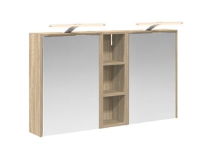 Ensemble de meubles de salle de bain 3 pcs 106x16x62.5 cm shl9289
