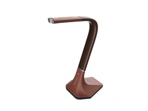 Fabrilamp andalucita lampe de bureau led marron 7 w 560 lm, flexible, tactile et dimmable
