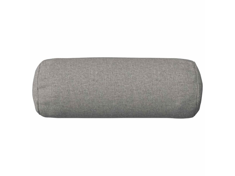Lot de 6 housses de coussin heerlen gris nuage ø 15 x 40 cm tissu cf49659 - Conforama C