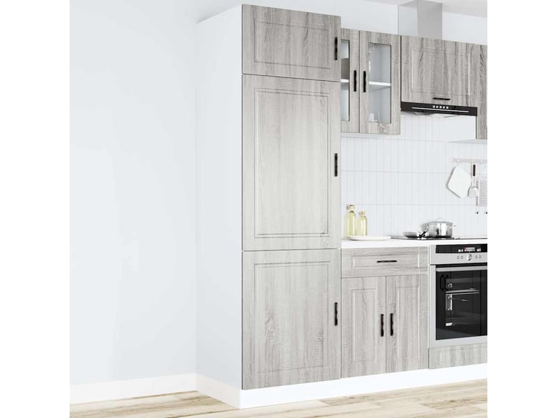  Meuble de rangement, armoire de cuisine porto sonoma gris bois d'ingénierie shl2525  - Conforama B
