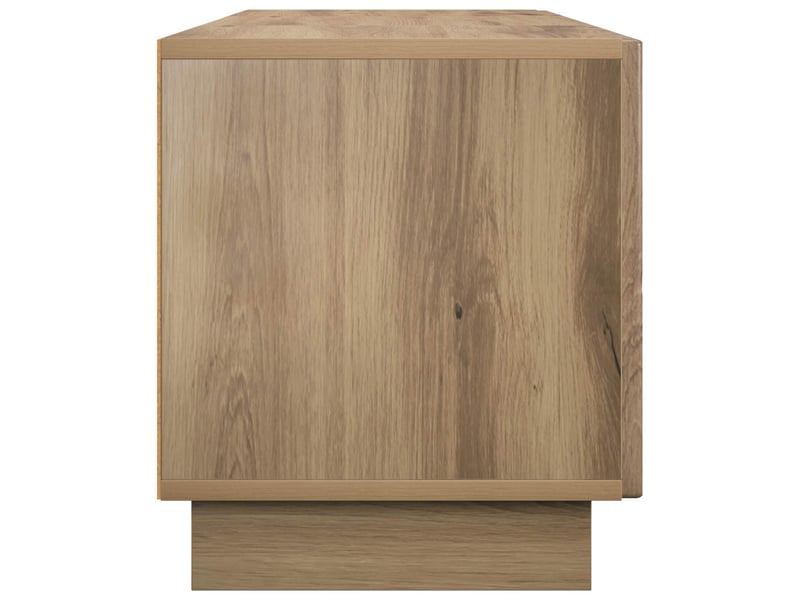  Meuble tv, banc tv 140x34,5x40 cm chêne artisanal bois d'ingénierie shl50937  - Conforama E