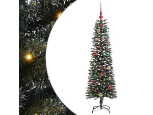 Sapin de noël artificiel, arbre de noël vert 150 cm pvc, plastique et acier shl2780