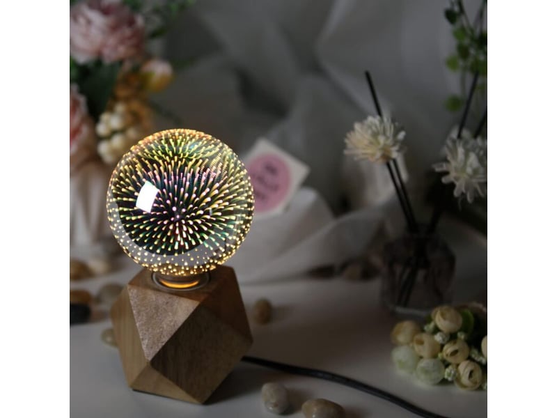  Edison ampoule 3d feu d'artifice led ampoule 4w 220-240v e27 spécialité ampoule décorative (g95)  - Conforama D