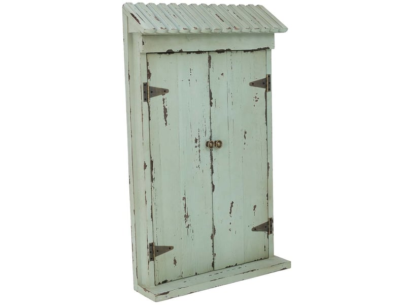  Miroir en bois bleu 60x13.5x92 cm h  - Conforama A