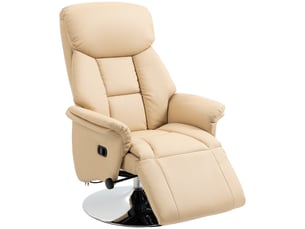 Fauteuil fixe  <strong>PANGIVO</strong> Simili beige