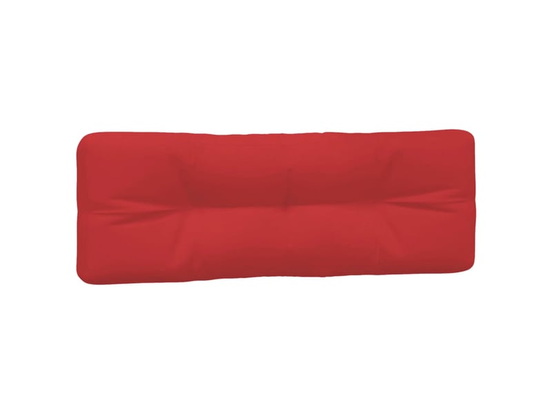 Lot de 3 coussins de palette, coussins de canapé rouge tissu cf59709  - Conforama D