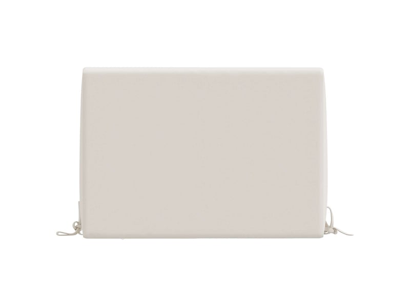 Coussin de dossier, coussin de dos soest 100 % polyester blanc 60 x 20 x 40 cm cf55203 - Conforama D