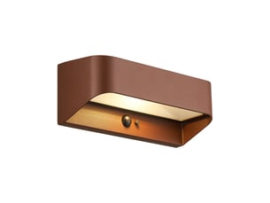 Applique murale extérieur solaire, marcellio 22 en aluminium marron, ip54, nordlux