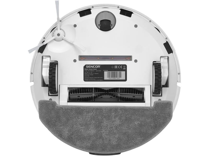  Sencor srv 9385wh robot aspirateur laveur blanc avec lidar 4000 pa et station auto-vide SRV 9385WH - Conforama E