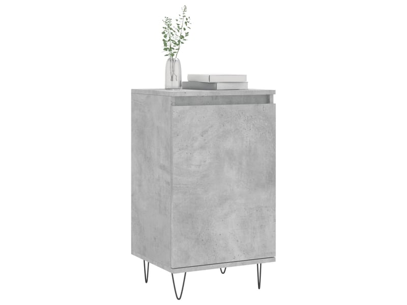  Buffets 2 pcs - bahut - meuble de rangement gris béton 40x35x70 cm bois d'ingénierie  - Conforama C