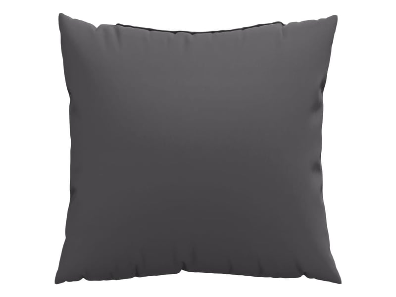  Lot de 4 coussins de canapé, coussins décoratifs anthracite 60x60 cm tissu cf59231  - Conforama C