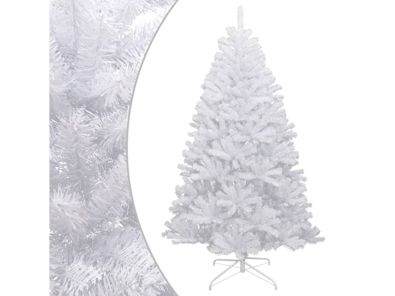  Sapin de noël artificiel, arbre de noël à charnières avec neige floquée 210 cm shl7677  - Conforama B