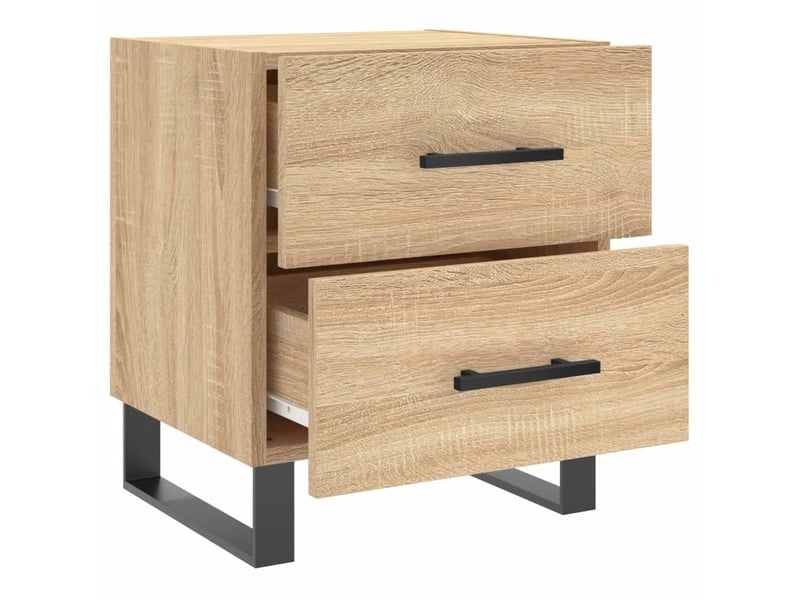  Table de chevet - cabinet de chevet - table de nuit chêne sonoma 40x35x47,5 cm bois d’ingénierie  - Conforama D