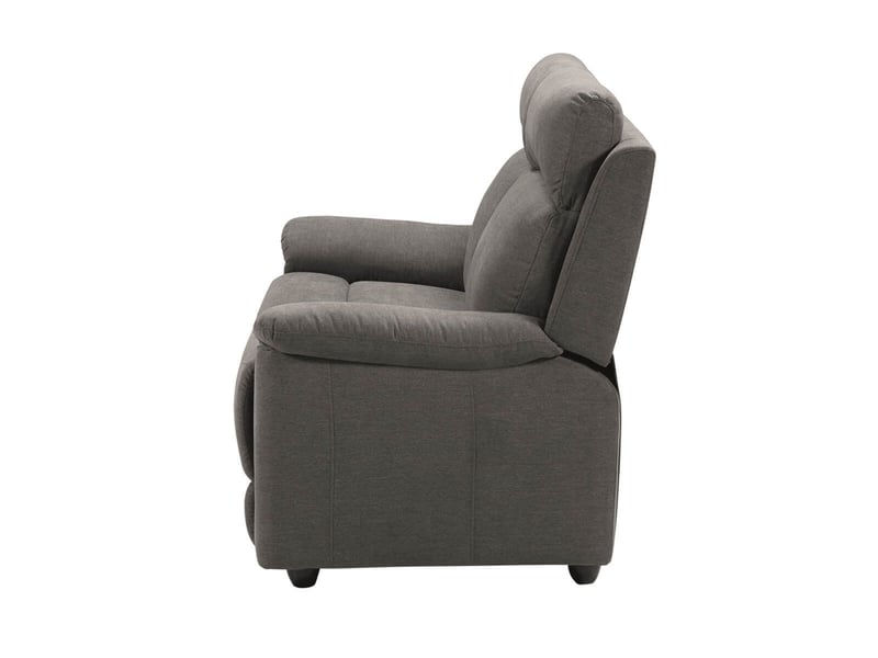  Canapé 2 places fixe tissu waterproof gris - briana BRIANA - Conforama E