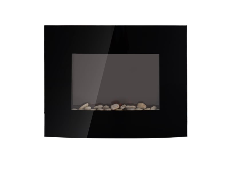 Cheminée électrique murale 65 cm, effet flamme led 3d, chauffage 9001800 w, 7 couleurs - Conforama A