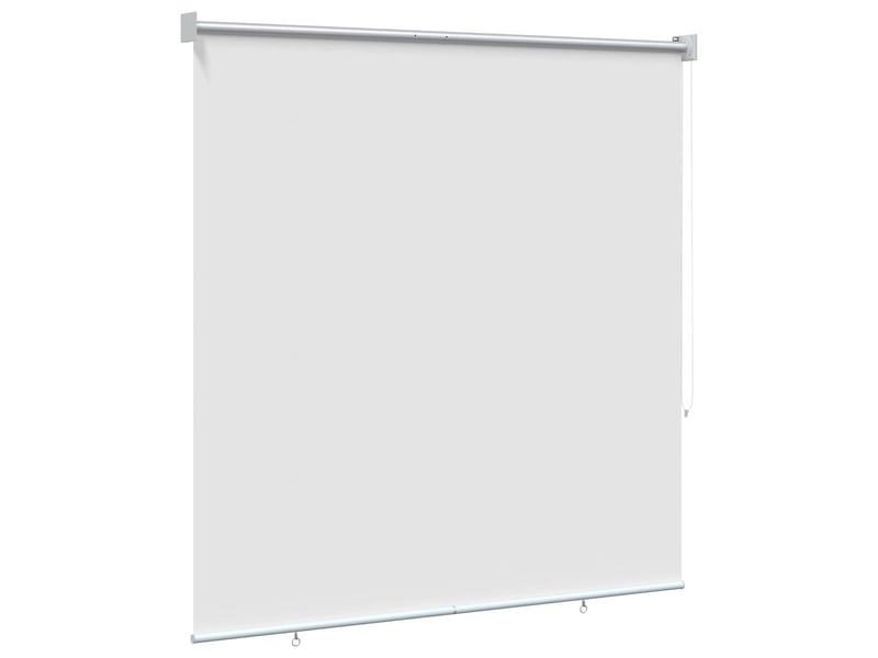 Store enrouleur, store roulant extérieur protection uv blanc polyester cf47482 - Conforama D
