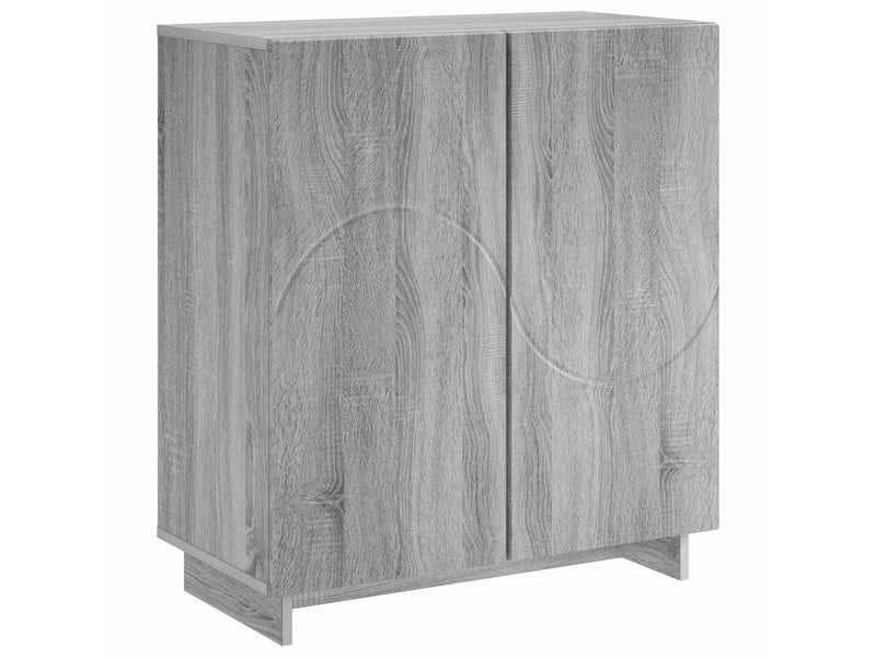 Buffet salon, buffet de rangement sonoma gris 67x34,5x75 cm bois d'ingénierie - Conforama A
