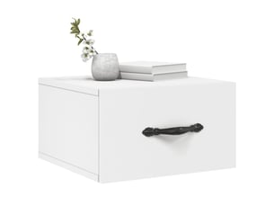 Table de chevet - cabinet de chevet - table de nuit murale blanc 35x35x20 cm