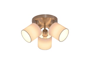 Zmh Spot 3 Spots De Plafond Moderne 350° Réglable E14 25w
