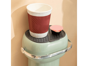 Distributeur mural de gobelets en papier, porte-gobelets avec espace de rangement unique pour la maison, la cuisine et le bureau