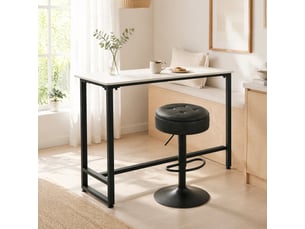 tabouret de bar assise réglable en hauteur <strong>HAUSS SPOLE</strong> - noir hauteur d'assise 60.5 cm vendu A l'unité