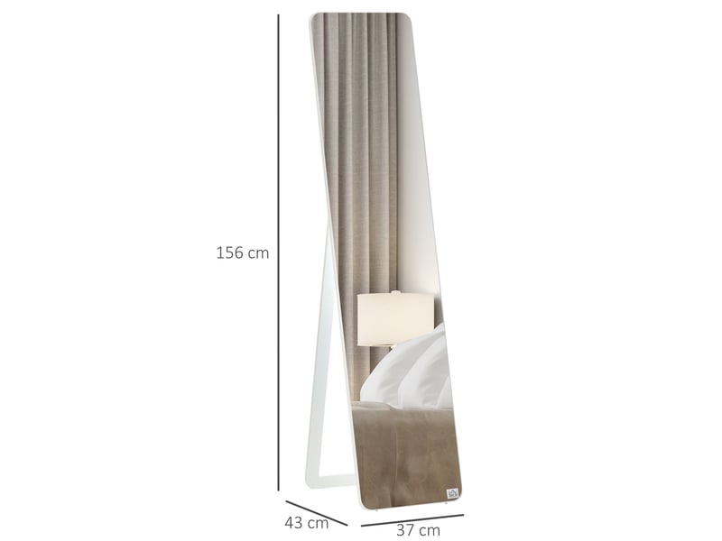  Miroir sur pied pleine longueur à poser ou fixer au mur evryae  - Conforama E