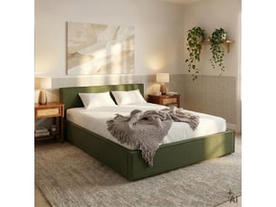 Lit 2 places 140x190 cm IDIMEX   coloris vert