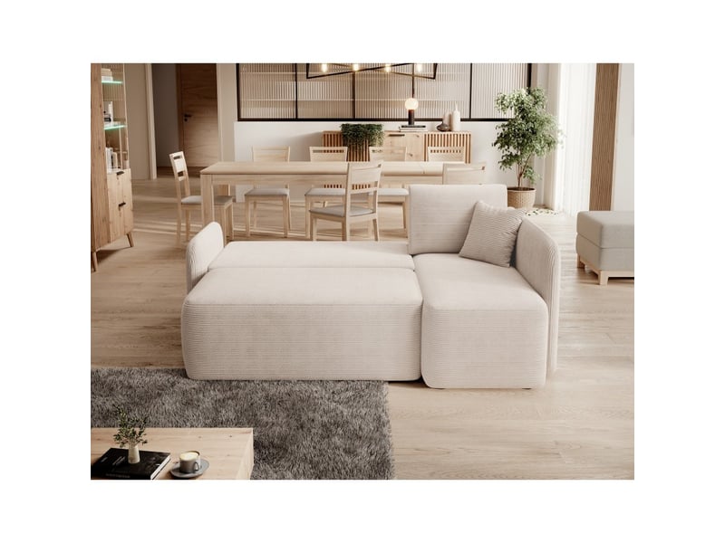 Canapé d'angle collection hedson coloris beige  - Conforama B