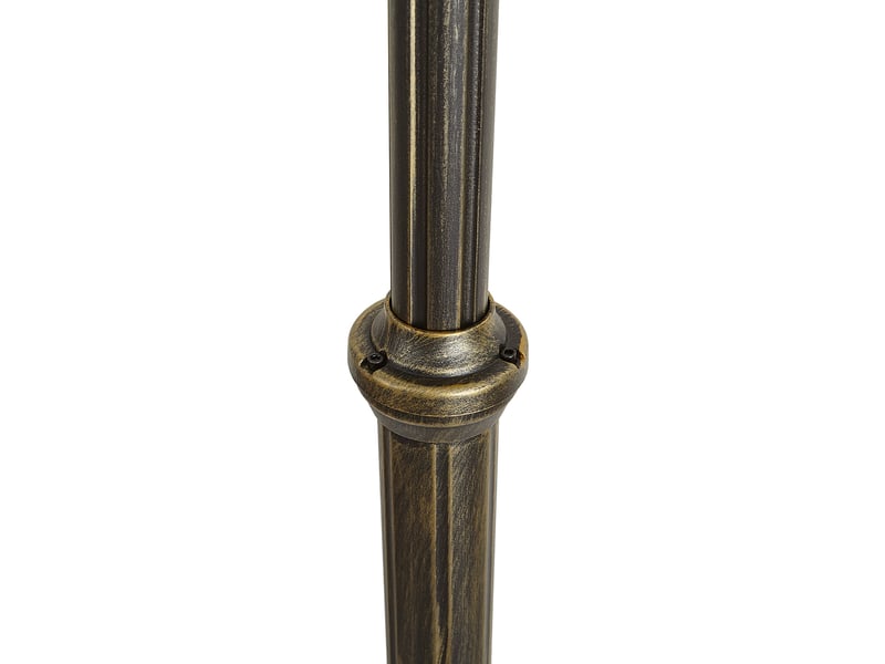 Lanterne d'extérieur classique noire et dorée 200 cm ip44 - daphne  - Conforama D
