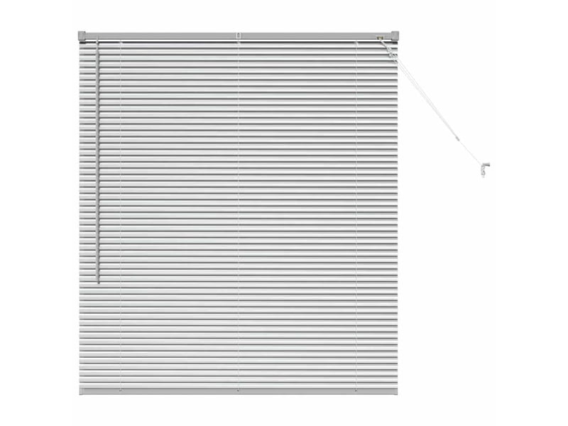 Store vénitien, store de fenêtre argenté 130 x 115 cm 25 mm aluminium cf47542 - Conforama A