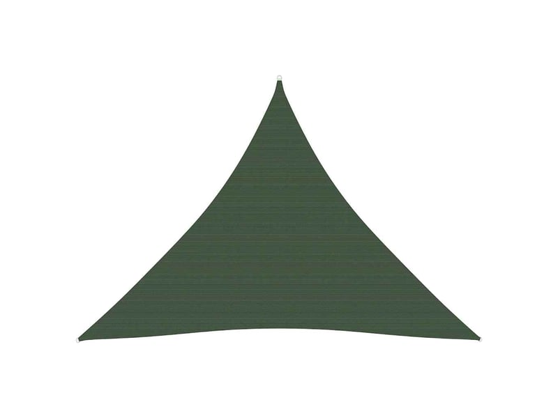  Voile d'ombrage - voile d'ombre - voile parasol 160 gm² vert foncé 5x5x5 m pehd  - Conforama B