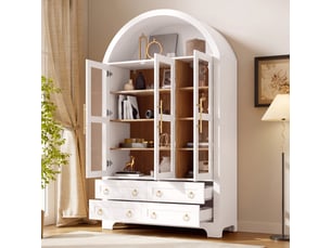 Buffet   3 tiroir(s) <strong></strong> <strong>Morn Vibe</strong> - 110 cm coloris blanc 