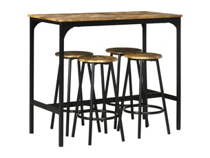 Ensemble table rectangulaire  0 chaise(s) 4 tabouret(s) inclu(s) <strong>STILVORA</strong> <strong></strong> 