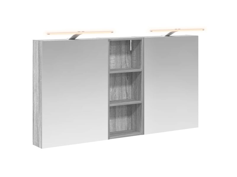  Ensemble de meubles de salle de bain 3 pcs 130x14.5x70 cm shl6616  - Conforama A