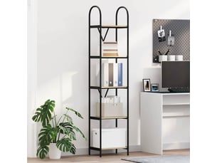 Étagère 5 niveaux, étagère de rangement 40 x 30 x 183 cm bois d'ingénierie shl635