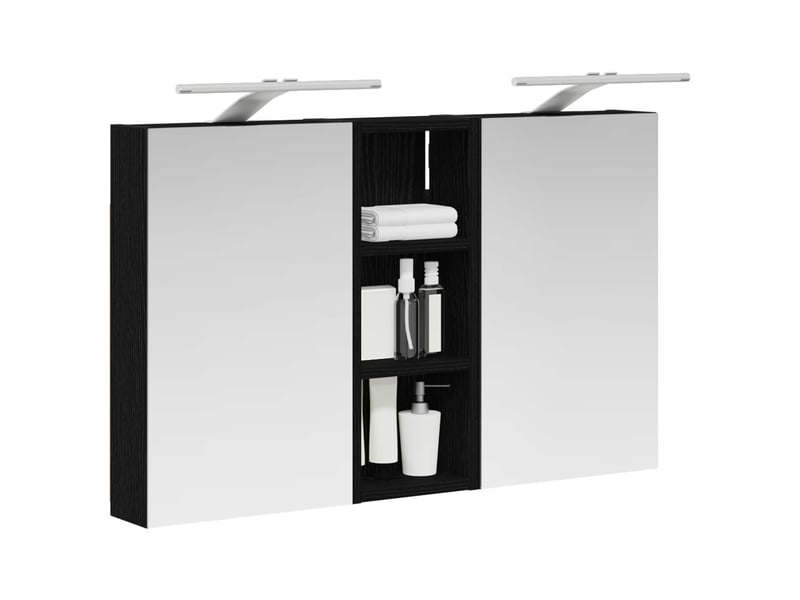  Ensemble de meubles de salle de bain 3 pcs 80x10.5x50 cm shl574  - Conforama C