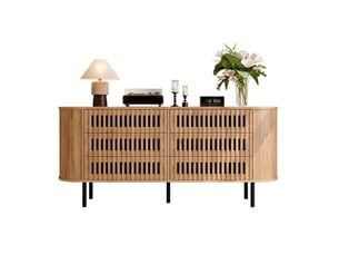 Buffet 0 porte(s) 6 tiroir(s) <strong>MODFU</strong> <strong></strong> - 160 cm coloris naturel