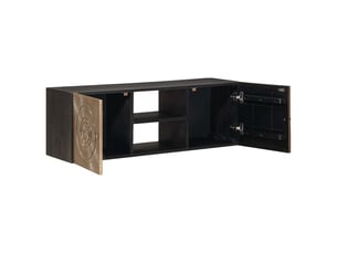 Meuble tv coloris marron 105 cm <strong></strong>  <strong></strong>