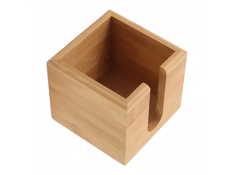 Boîte à mouchoirs texturée en bois pour la cuisine et le bureau - Conforama C