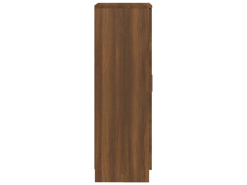  Meuble à chaussure | armoire à chaussures chêne marron 55x35x108cm bois d'ingénierie  - Conforama E