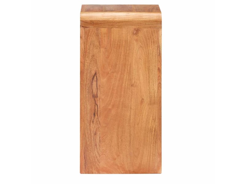 Table de chevet - cabinet de chevet - table de nuit 40x30x60 cm bois acacia massif et finition miel  - Conforama C